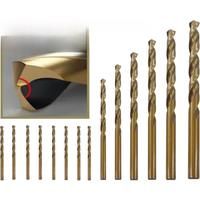 1.0-13mm Cobalt Coated Twist Drill Bit Set HSS M35 Gun Drill Bit For Wood/Metal Hole Cutter Power Tools
