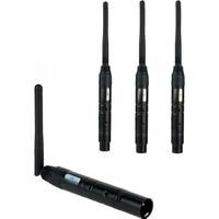 Wireless DMX Controller Dfi DJ 2.4G 3 Receivers & 1 Transmitter Lighting Control with Bag, Adapter,
