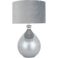 Cairo Silver Mirrored Table Lamp