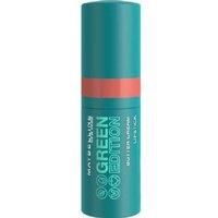Maybelline New York Green Edition Butter Cream Lipstick - Vegan Hydrating Cream Formula, 13 Shell, Natural Finish