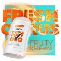 Sure Fresh Citrus Whole Body Deodorant Women/'s Deodorant Stick with a fresh & airy fragrance for 48 hour odour control 50 ml (Pack of 2)