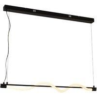 Diego Matte Black LED Ceiling Pendant Bar