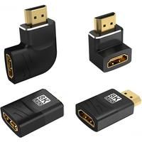 HDMI-compatible 90 degree right-angle adapter HDMI 270 degree HDMI male to female HDMI elbow connector HDMI extension connector