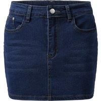 Casual High-Waisted Denim Mini Skirt