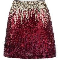 Sexy Shiny High-Waisted Sequin Mini Skirt