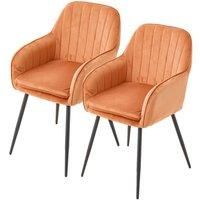 Set of 2 Upholstered Dining Chairs
