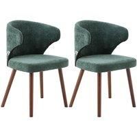 Set of 2 Upholstered Dining Chairs