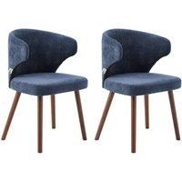Set of 2 Upholstered Dining Chairs