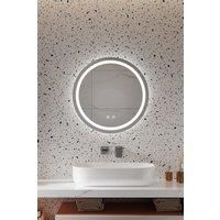 Anti-fog Wall Mounted Round LED Bathroom Mirror