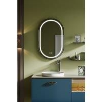 Anti-fog Wall Mounted Oval LED Bathroom Mirror