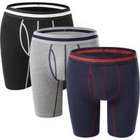 3Pcs Cotton Boxer Briefs Set