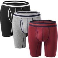 3Pcs Cotton Boxer Briefs Set