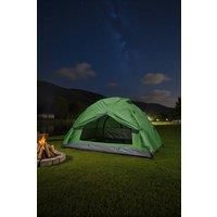 Portable Green Camping Tent with Detachable Top Cover