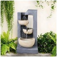 Solar-Powered Water Fountain Outdoor Gardening Decor
