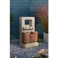 Solar-Powered Water Fountain Outdoor Gardening Decor