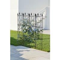 Sturdy Garden Trellises 2 Pack - Metal Plant Frame for Balcony Climbing Plants