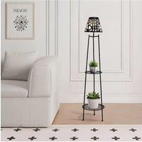 Two-Level Solar Plant Stand Set - Self-Illuminating Garden Shelf (2 Units)