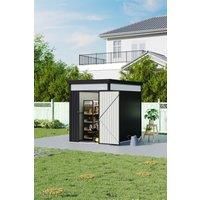 5.3 x 8.5FT Outdoor Metal Garden Storage Shed