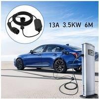 Type 2 to 3 Pin Plug EV Charger Cable with LED Indicators-6m 13A