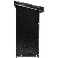3.6x2.3ft Zinc Steel Firewood Rack with Roof - Lockable & Ventilated Log Storage - All-Weather Outdoor Shed