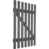 0.9x1.2m Solid Pine Wood Garden Fence Gate with Secure Latch - Weatherproof Vintage Design - Durable Anti-Corrosion Gate for European Gardens