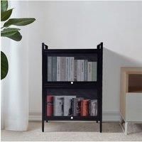 Two Tier Filing Cabinet with Adjustable Feet