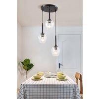 3-Light Modern Style Glass Lampshade Ceiling Pendant Light