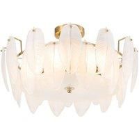 E14 Glass Lampshade Ceiling Light Fixture