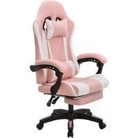 High Back Gaming Office Chair with Footrest