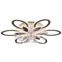 Modern RGB LED Ceiling Fan Light with Remote Control