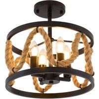 Rustic Metal Ceiling Light