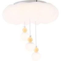 Modern Remote-controlled Ceiling Light with Pendant Decor