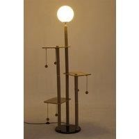 Multi-Functional Cat Climbing Frame Floor Lamp with Foot Switch