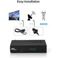 H&O Direct Full HD DVB-T2 Set Top Box with USB Playback in Black