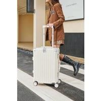 Suitcase with Combination Lock & USB Port & Cup Holder
