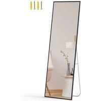 50x165cm Aluminium Alloy Frame Full Length Mirror with Stand