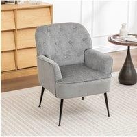 Modern Chenille Upholstered Leisure Chair