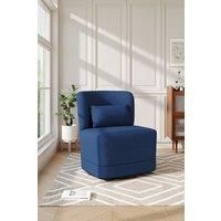 Plush Teddy Swivel Barrel Chair