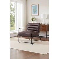 Mid-Century Modern PU leatherArmchair