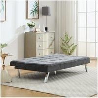 Modern Convertible Sofa Bed with Tufted Design