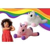 Plush 30Cm Unicorn Cuddly Toy - White Or Pink!