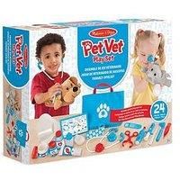 Melissa & Doug Pet Vet Set for Kids Toys | Pretend Play Vet Kit for Kids | Dog & Cat Plush Stuffed Animal Toys for 3 Year Old Gifts | Role Play Toys for 3+ Year Old Girls or Boys 3-6