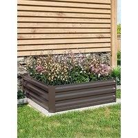 Living And Home Square Raised Garden Bed W 100 Cm X D 100 Cm