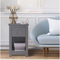 Single Drawer Small Side Table