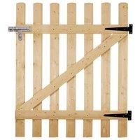 Ledged and Braced Wooden Garden Pine Fence Gate