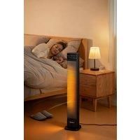 Living and Home 2KW PTC Fan Heater Touch Control 65-75Â°oscillation with Remote Control in Black