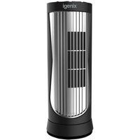 igenix Igenix DF0022 Digital 12" Mini Tower Fan with Timer Black (230V)