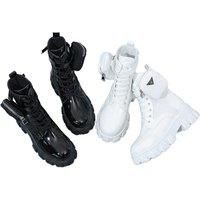 White Prada- Women's Goth Platform Ankle Boots - 7 Sizes, 4 Colours