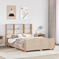 Bed Frame without Mattress 160x200 cm Solid Wood Pine