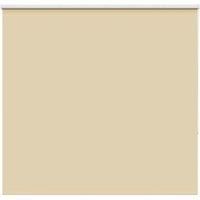 Roller Blind Blackout Beige 155x150 cm Fabric Width 151.6 cm Polyester